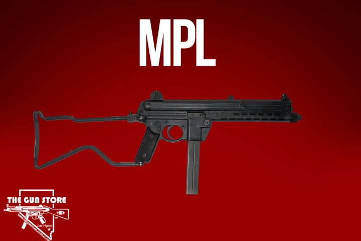 a close up of a weapon